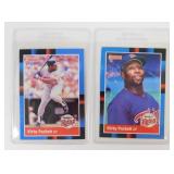 (2) 1988 Donruss Kirby Puckett Error Baseball