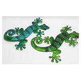 2 Metal Lizards