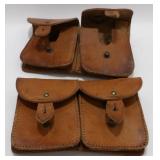Group of 2 Authentic French Army Magazine Pouch