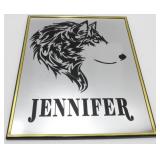 Cool Jennifer Mirror - 14" Tall x 11" Wide