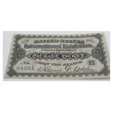 1876 International Exhibition 50 Cents Package