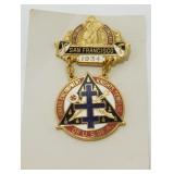 1934 San Francisco Knights Templar Medal