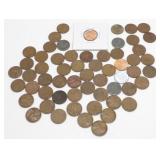 (59) Lincoln Wheat Cents - One BU