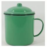 Vintage Tea/Milk Pot Enamel w/ Lid