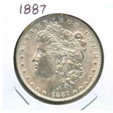 1887 Morgan Silver Dollar