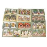 (13) Asian American Related Stereoview Cards