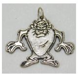 Sterling Silver Tasmanian Devil Pendant - 1ï¿½