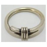 Vintage Sterling Silver Ring / Band - Size 9