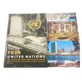 8 United Nations Building Post Cards - circa
