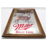 * Miller High Life Mirror - White Tail