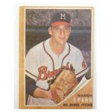 1962 Topps Warren Spahn Baseball Card
