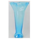 * MCM 14 Inch Aqua Vase