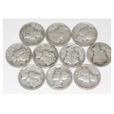 10 Mercury Silver Dimes