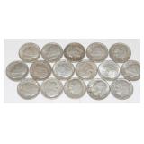 16 Roosevelt Silver Dimes