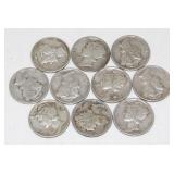 10 Mercury Silver Dimes