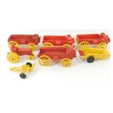 Vintage Auburn Rubber Farm Toys