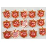 15 Vintage NOS Lone Star Beer Lapel Pins