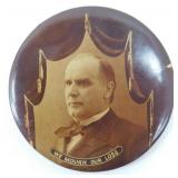 President William McKinley Mourning Button
