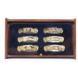 * Wildlife Knife Display: 6 Folding Lockback