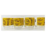 * Vintage 1950ï¿½s Golf Pro Lowball Glasses -