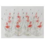 ** 12 Grainbelt Beer Glasses