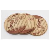 10 Old Blatz Beer Coasters