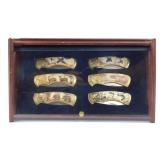 * Wildlife Knife Display: 6 Folding Lockback