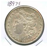 1897-S Morgan Silver Dollar
