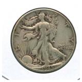 1945-S Walking Liberty Silver Half Dollar