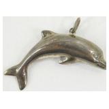 Sterling Silver 3D Dolphin