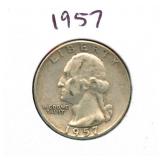 1957 Washington Silver Quarter