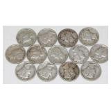 15 Mercury Silver Dimes