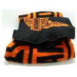 * Vintage Harley Blanket with 2 Pillow Cases