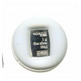 Valcambi Suisse 1 gram .999 Fine Silver
