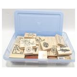 Winter / Christmas Themed Rubber Stamps in