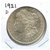 1921-D Morgan Silver Dollar
