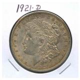 1921-D Morgan Silver Dollar