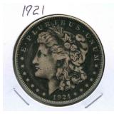 1921 Morgan Silver Dollar