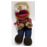 Vintage Shotgun Red Plush Doll - Made in Korea