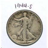 1944-S Walking Liberty Silver Half Dollar