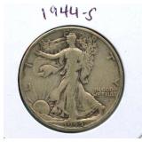 1944-S Walking Liberty Silver Half Dollar