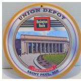 10" Burlington Train Sign