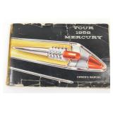 Vintage 1958 Mercury Automobile Ownerï¿½s Manual
