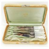 Set of Six in Box Pearl Handled Knives