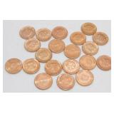 20 Uncirculated Denver Mint Souvenir Coins - US