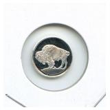 One Gram .999 Silver Round - Buffalo Design