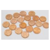 20 Uncirculated Philadelphia Mint Souvenir Coins