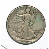 1941 Walking Liberty Silver Half Dollar