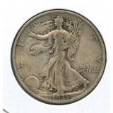 1935 Walking Liberty Silver Half Dollar