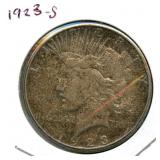 1923-S Peace Silver Dollar